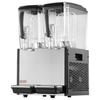 Commercial Beverage Dispenser 2 Tanks 12 L / 12.7 QT Per Tank, Stainless Steel Juice Dispenser, Ice Tea Drink Machine with 7 to 12 Cooling