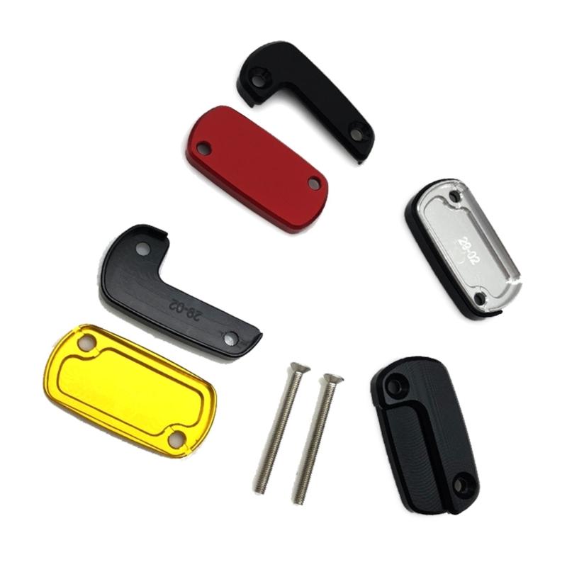 Aluminum Front Brake Cylinder Cover Durable Front Brake Oil Fluid Reservoir Cap Simple Installs for CB150R CB250R CB300R