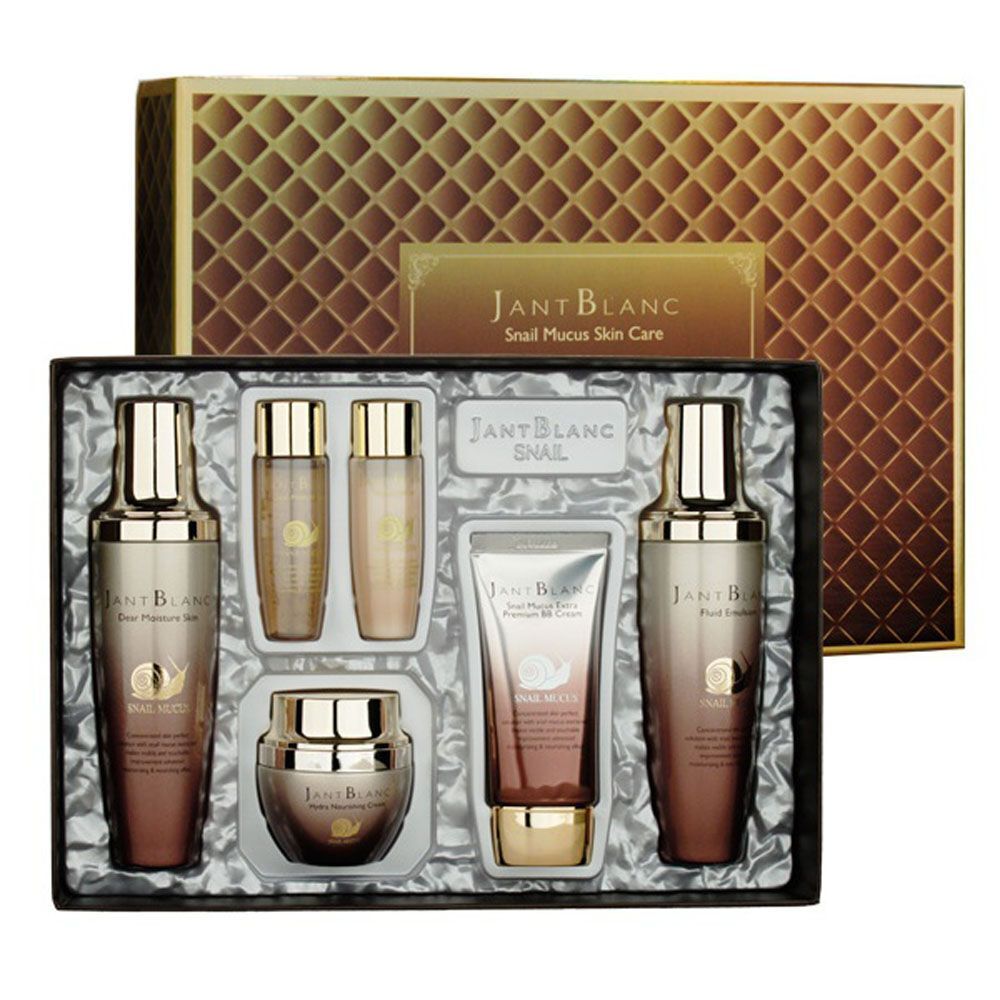 jantblanc CDIFXTTQ Women s Basic Cosmetics Snail Mucus Skincare 4-Piece Set
