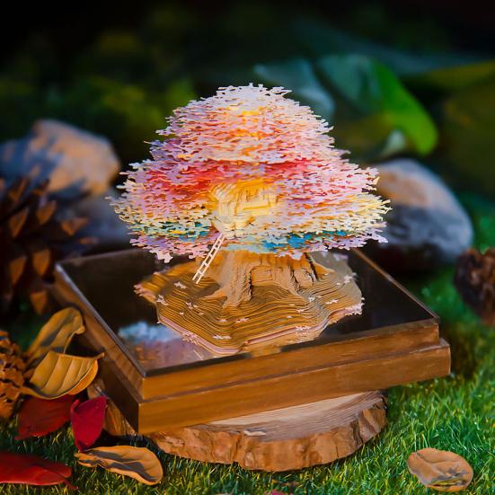 2026 Time Piece Calendar 3D Tear-Away Desk Calendar Notepad Daily Planner DIY Paper Carving Art Desktop Decoration Gift for Christmas Birthdays