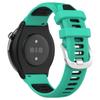 Silicone Watch Bands for Garmin Forerunner 265S/255S/Venu 2S,18mm Cross Stripe Dual-color Waterproof Strap