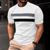 Herren Sommer Neu 3D Lässig Herren Sport Fitness Kurzarm T-Shirt