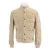 Brunello Cucinelli Suede Lining, Cashmere Zip-up Jacket XS beigeUsed