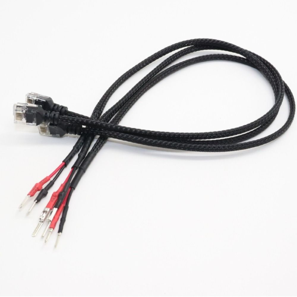 Braided Detector Hardwire Kit RJ11 Connector Detector Tap Cord Car Accessories