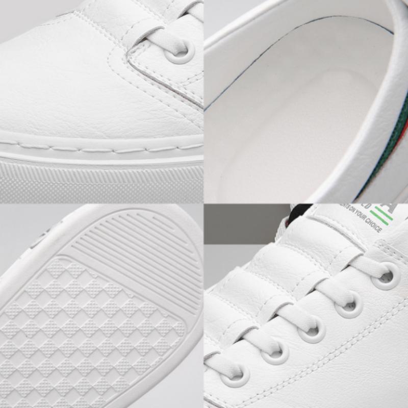 Pantofi de piele pentru bărbați, pantofi confortabili pentru bărbați, ocazionali, respirabili, pentru sport, pantofi la modă pentru bărbați, pantofi pentru plimbare în aer liber rezistenti