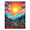 Landscape Sunset Diamond Painting Complete Kit DIY Mosaic Embroidery Hobby Handicraft Painting for Home Wall Decoration