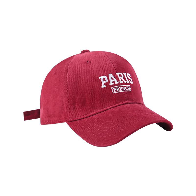 Spring & Summer Cotton Baseball Cap - Unisex Sun Hat for Students & Couples, Soft Top, Small Face Design, Outdoor Duckbill Cap