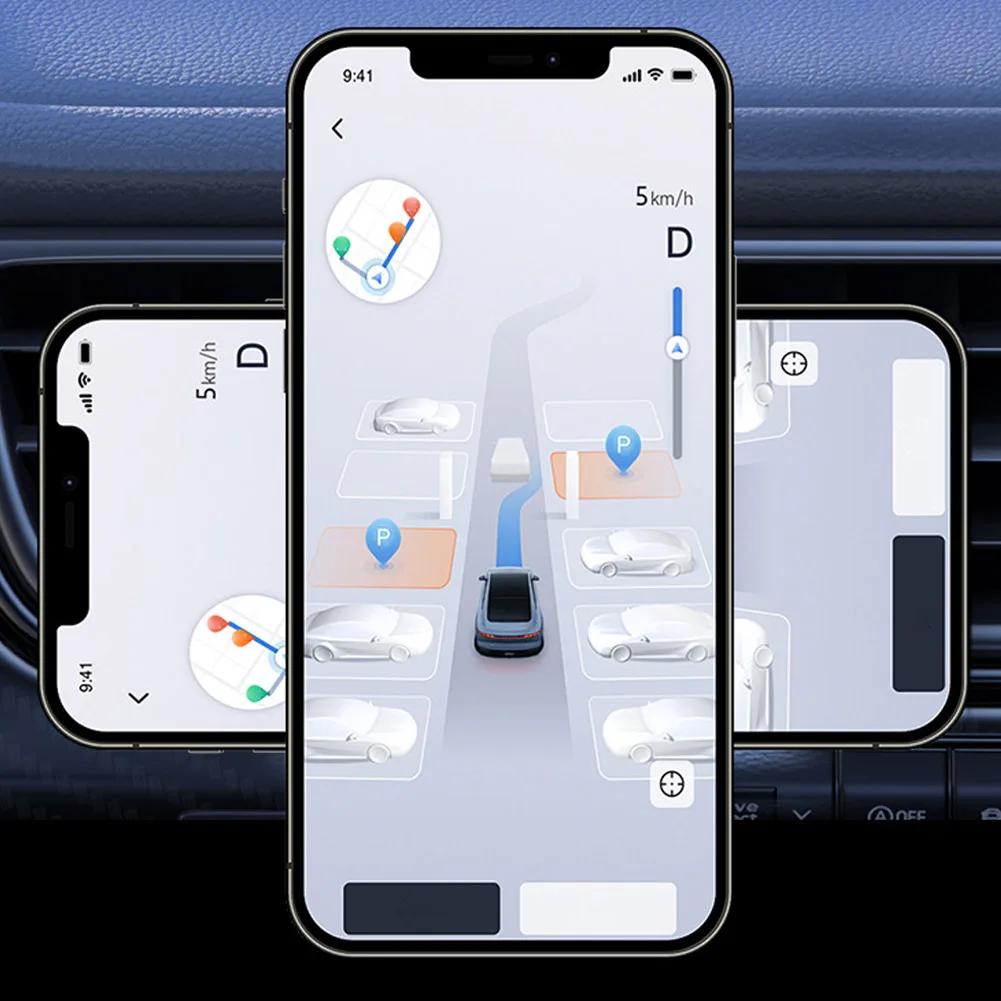 Magnetic Car Phone Holder Car Phone Bracket Tri-fold Foldable Phone Stand Hands Free Smartphone Support for Smartphone