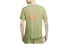Nike T Shirts Men's Green Crew Neck Moderate Straight Fit DZ4659-334