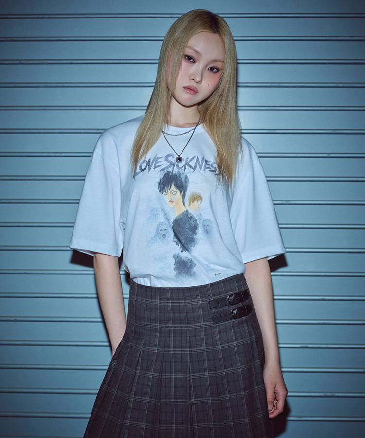 Musinsa Standard [Junji Ito Collaboration] Love Sickness T-Shirt [White]