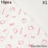Hello Kitty Wrapping Paper Flower Bouquet Packaging Paper Strap Ribbon Flower Decoration Strap Gift Packaging Paper Accessories