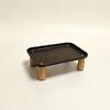 Spill Tray Elevated Pet Feeder Removable Tray Cat Bowl Stand Raised Cat Food Table  Pet Feeding