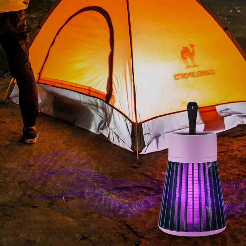 Zaawansowana Elektryczna Lampa na Komary USB Zapper na Owady Potężny Zabójca Komarów Wewnętrzny Zewnętrzny