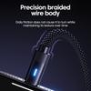 100W USB C To Type C Quick Charging Cable 90 Degree Elbow Flat Nylon Braided Cord for iPhone Samsung Xiaomi Right Angle Cables