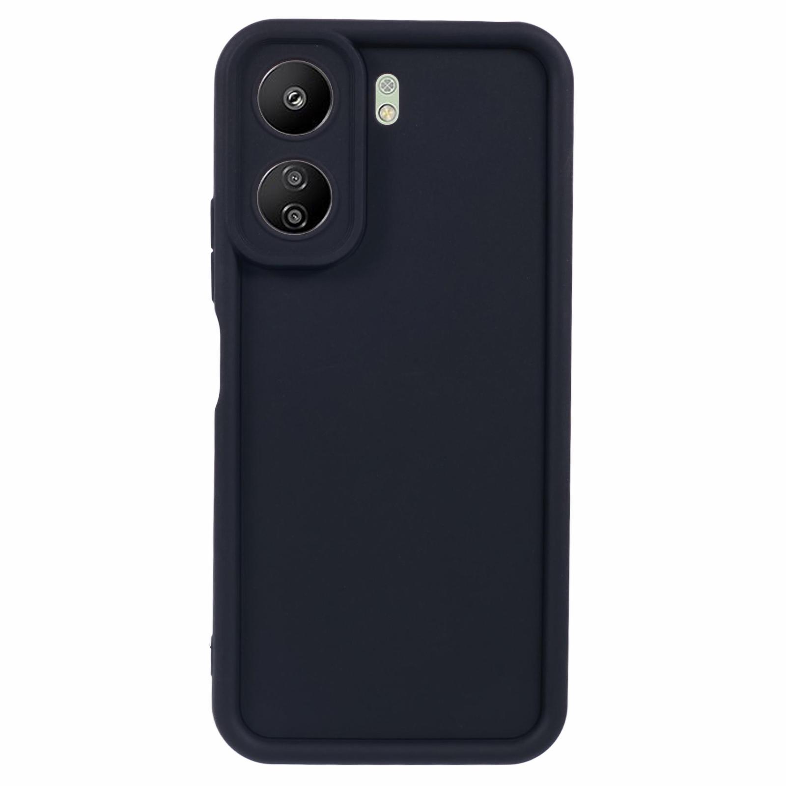 

For Xiaomi Redmi 13C 4G/Poco C65 4G Case TPU Phone Cover Camera Protection Black