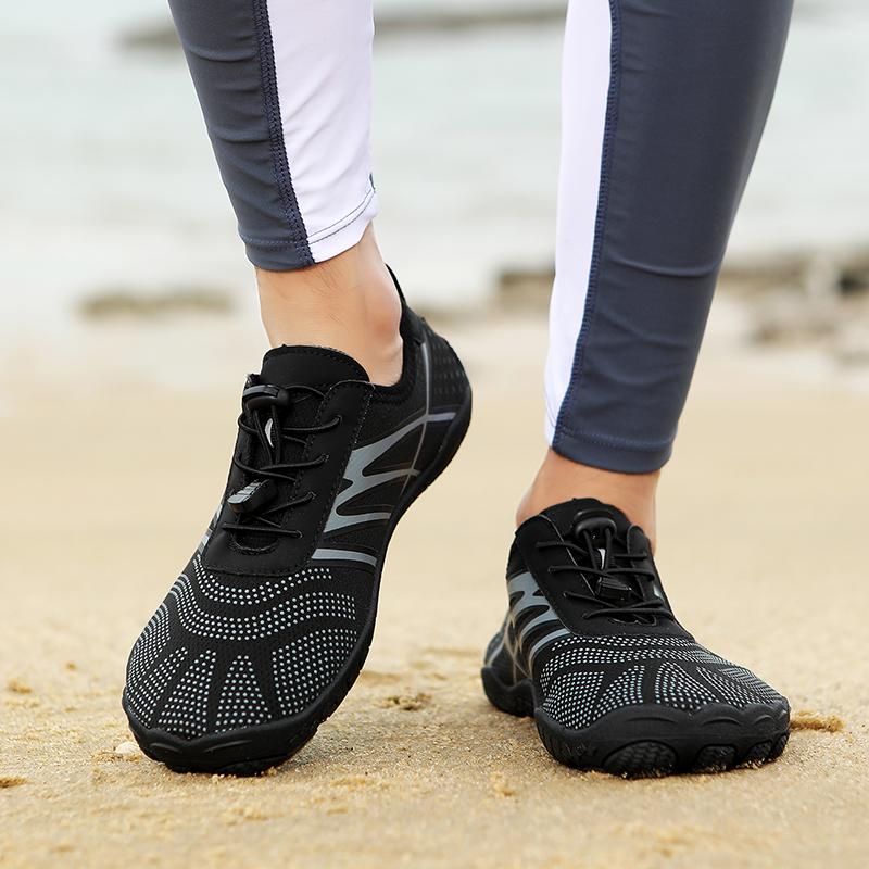 Breathable Aqua Shoes Unisex Quick Drying Lightweight Wading Sneakers Non Slip Soft Sole Water Shoes for Beach Swim Diving Surf