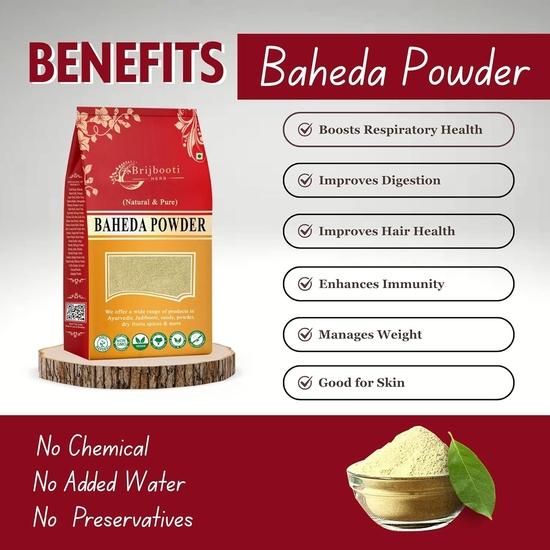 Birju Mahavir 400 Gr Baheda Powder - Terminalia Belerica, Natural (BMPL-327)