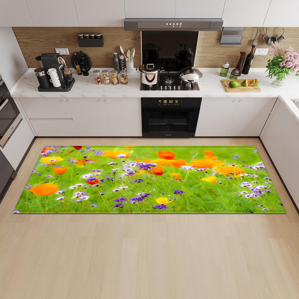Nordic Kitchen Mat Porch Door Mat Living Room Bedroom Long Carpet Corridor Non-slip Floor Children's Carpet