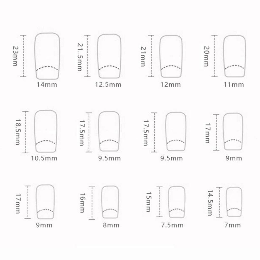 Nude Pink Fake Nails with French White Tip Odorless Provides a Comfortable Experience for Women Nail Art Decoration