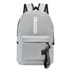 Large Capacity Oxford Backpack Solid Color Multi-Functional Simple Design for Students Ideal Back-to-School Season
