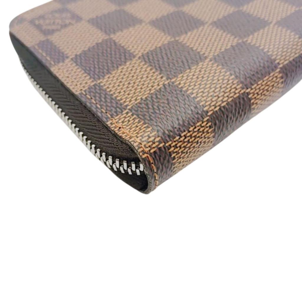 LOUIS VUITTON Damier Vertical Long Wallet purse Damier canvas unisex N61207 Used