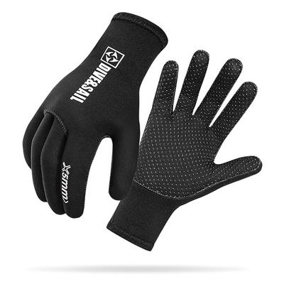 Guanti da sub da 5 mm caldi antigraffio UPF 50+ protezione UV freddo antiscivolo e resistente all'usura per