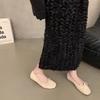 Gentle Ballet Ladyshoes Flats French Candy Soft Sole Silver New Chinese Red Single Shoes Autumn Small Fragrant Women's Shoes