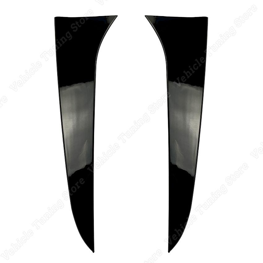 

Для BMW X1 E84 2009-2015 глянцевый черный АБС-пластик автомобильный задний багажник, боковое окно-канард, сплиттер, спойлер, тюнинг крыла Gloss Black