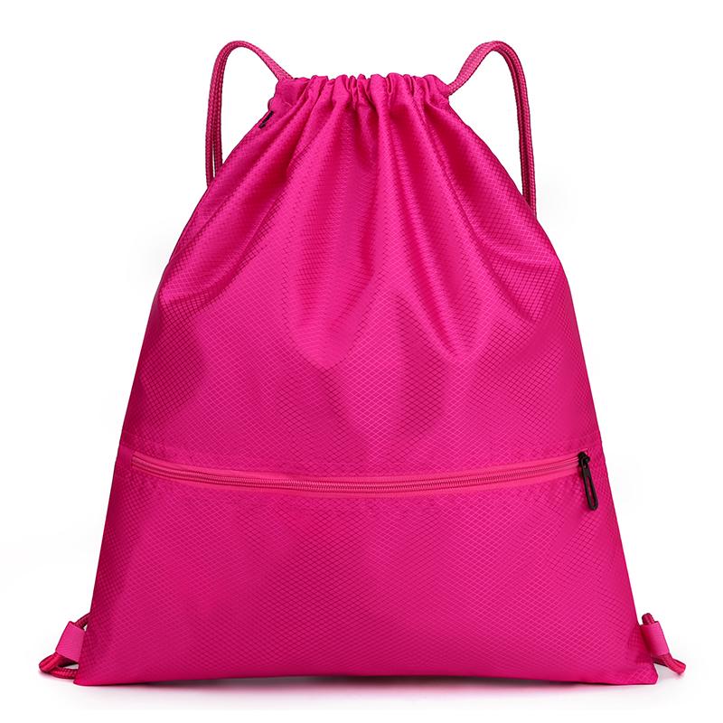 Unisex Waterproof Oxford Drawstring Sports Backpack for Basketball & Climbing