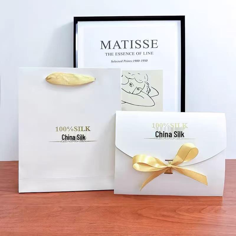 Blue Silk Retro Women's Scarf for Spring & Autumn