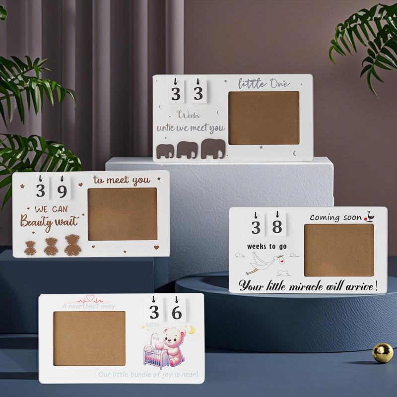 Baby Ultraschalluntersuchungsrahmen, Tischdeko, Holz, Ultraschall Einzelrahmen, Holzrahmen, DIY Dekoration