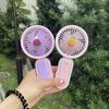 USB Rechargeable Mini Handheld Portable Fan - Compact & Minimalist Design for Summer.