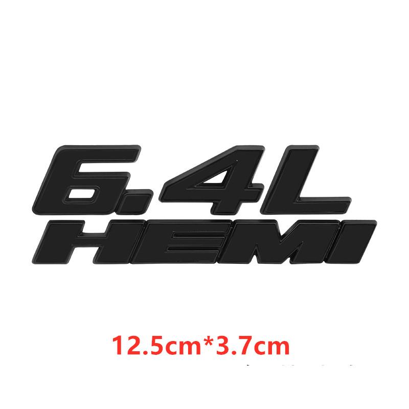 Metal 392 6.4L Car Engine Emblem Car Stickers For Hemi 345 Hemi Charger Caravan Durango Caliber Journey Challenger Avenger Badge