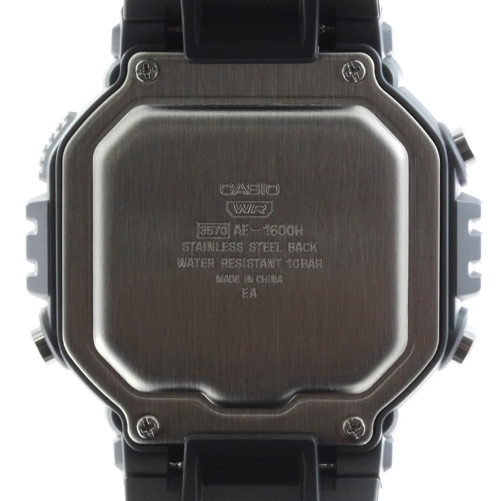 Casio Digital Quartz Watch AE-1600H-1A Men's [Used]