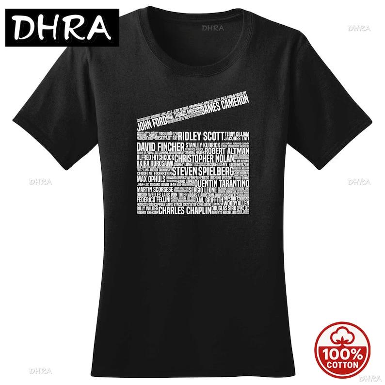 

Ladies Movie Film Director Legends Clapperboard Tribute T Shirt Tee Top Tshirt Vintage Boho Crew Neck Stylish Street Fashion S