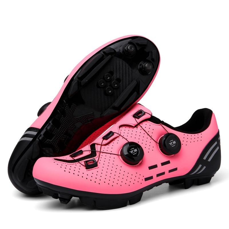 Summer and autumn unlocked cycling shoes men's power road bike fashion lock shoes bicycle shoes mountain bike women