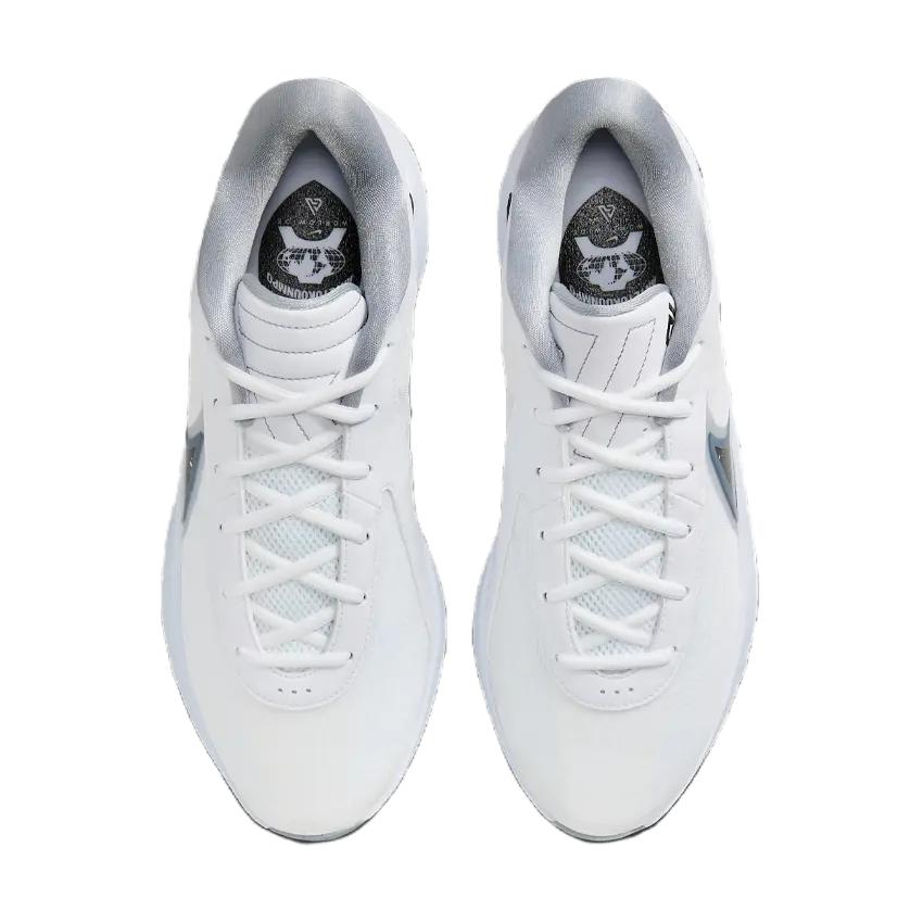 Nike Giannis Freak 6 GS White Black Kids Sneakers Wolf-Grey FQ7378-101