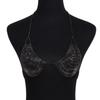 Stylish Bra Shape Rhinestone Body Chest Chain Necklace Summer Beach Ornament Gift