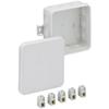 Spelsberg Junction Box 33241201 - Square - Grey - 85 X 85 X 37 Mm - IP55