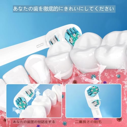 Eight Replacement Toothbrush Heads for Oral-B Dual Clean. Dual-head Design for Enhanced Cleaning and Plaque Removal. Compatible with a Wide Range of M