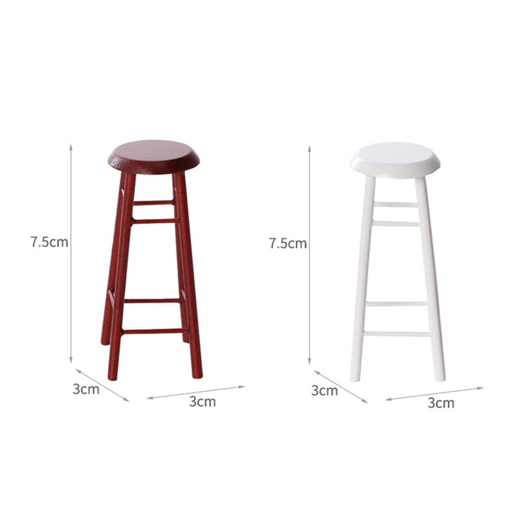 Scaun de păpușă accesorii scenă bar casă miniatură casă colecție cadou