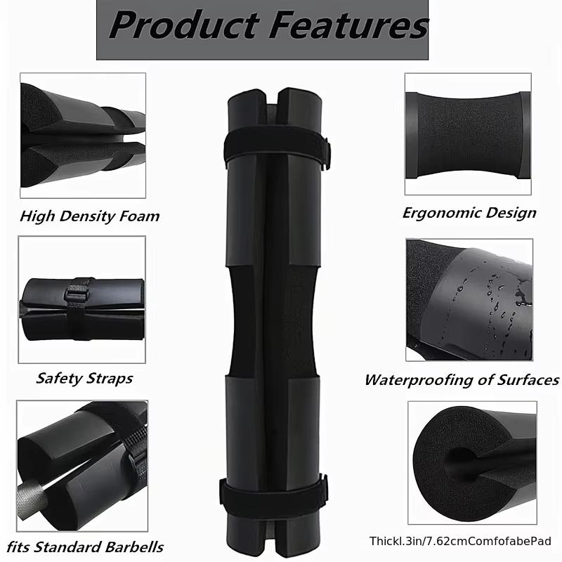 Barbell Sheath Weightlifting Pads Fitness Equipment Sports Safety Foam Barbell Pads Shoulder Pads