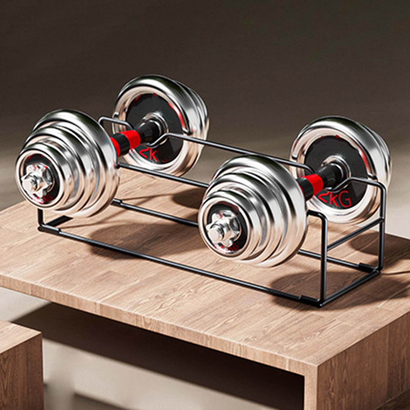 

Компактная подставка для хранения гантелей для организации домашнего спортзала No FootPad40x10x14cm