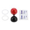 Bowarepro Automotive Push Start Lever Engine Start Button One-Touch Start Stop Button Alloy Material Red