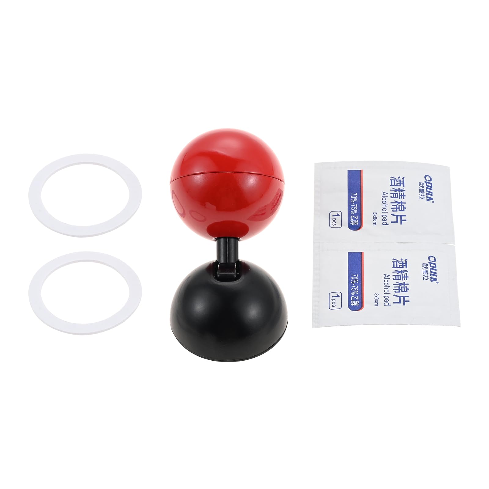 

Bowarepro Automotive Push Start Lever Engine Start Button One-Touch Start Stop Button Alloy Material Red