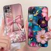 For Motorola Moto G50 5G Case XT2149-1 Luxury Bow Flowers Painted Cover Soft TPU Phone Case For Moto G50 MotoG50 5G Fundas Coque