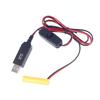 Length 1m Dummy Battery Adapter USB Power Supply Switch Cable Replace Batteries For Remotes Camera Toys LED Strip Electric Toy