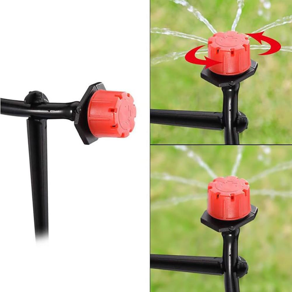 50m Automatic Drip Irrigation System for Plants: Flower Watering Set with Sprinkler