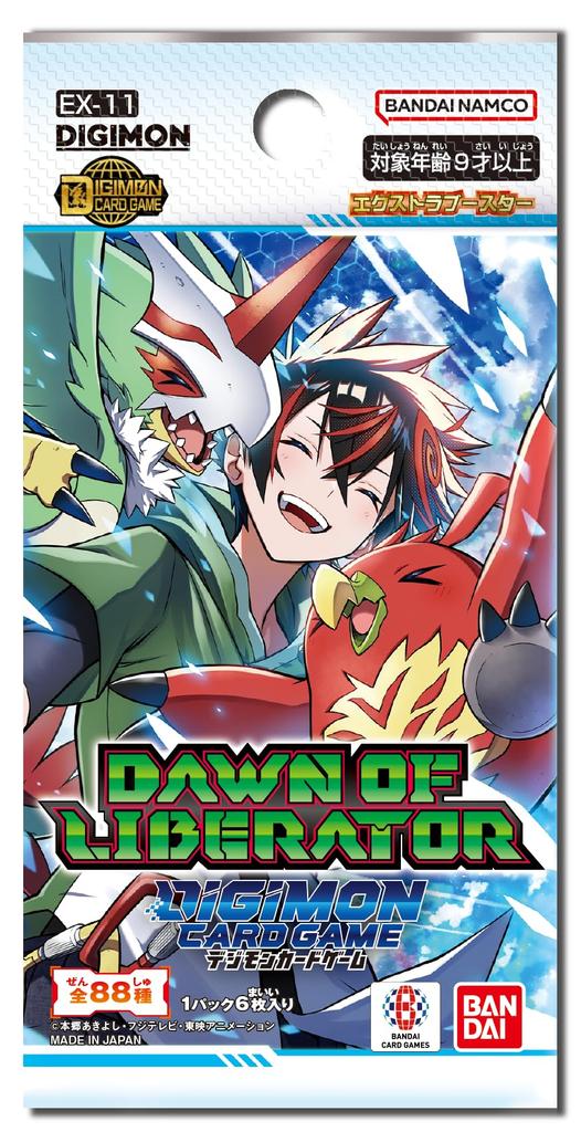 BANDAI Digimon Card Game Extra Booster DAWN OF LIBERATOR 24 Packs [EX-11] (BOX)