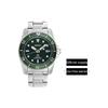 Seiko Prospex Series Business Casual Solar Movement Stainless Steel Watch Green Dial Men watches SNE583P1